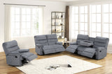 Albert Gray 3-Piece Reclining Set | Olivia Furniture