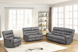 Albert Gray 3-Piece Reclining Living Room Set | Olivia Furniture