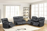 Albert Gray 3-Piece Reclining Living Room Set | Olivia Furniture