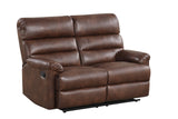 Albert Brown 3-Piece Reclining Set | Olivia Furniture