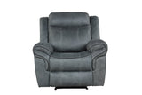 Andres Gray 3-Piece Reclining Living Room Set | Olivia Furniture