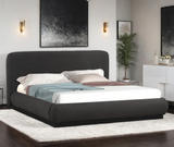 Annie Black King Platform Bed | Olivia Furniture