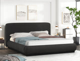 Annie Black Queen Platform Bed | Olivia Furniture