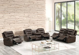 Ashley Brown Oversized 3-Piece Reclining Living Room Set | Olivia Furniture
