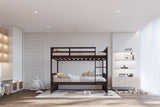 BB10 Espresso Twin/Twin Bunk Bed | Olivia Furniture