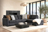 Behold Charcoal Sectional | Olivia Furniture