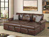 Bellina Brown Sectional With Pull-Out Bed – image 2 | Olivia Furniture