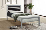 Gain Silver Metal Twin Platform Bed | Olivia Furniture