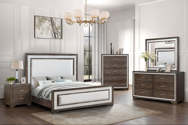 Boson Brown 5-Piece Bedroom Set – product image 1 | Olivia Furniture