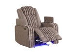 Classic Taupe 3-Piece Power Reclining Set | Olivia Furniture