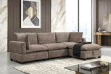 Cloud25 Mocha Modular Performance Fabric Sectional – image 1 | Olivia Furniture