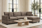 Cloud25 Mocha Modular Performance Fabric Sectional – image 2 | Olivia Furniture