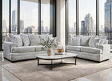 Comfort Vibe Oyster Sofa & Loveseat – product image 1 | Olivia Furniture