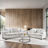 Comfort Vibe Oyster Sofa & Loveseat – product image 2 | Olivia Furniture