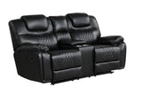 Galveston Black Reclining Living Room Set | Olivia Furniture