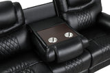 Galveston Black Reclining Living Room Set | Olivia Furniture