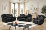 Galveston Black Reclining Living Room Set | Olivia Furniture