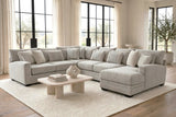 Corinthian Wildthing Wheat 3-Piece Oversized Sectional | Olivia Furniture