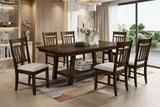 Acorn Espresso 7-Piece Dining Room Set (Dining Table & 6 Chairs) | Olivia Furniture