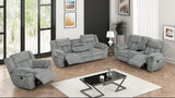 Dallas Gray 3-Piece Manual Reclining Set – image 2 | Olivia Furniture