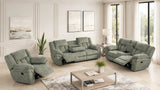 Dallas Sage 3-Piece Manual Reclining Set – image 1 | Olivia Furniture