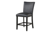 Dior PU Black 5-Piece Counter Height Set | Olivia Furniture