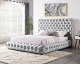 Dream Gray Queen Platform Bed | Olivia Furniture