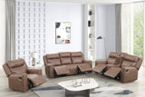 Elevation Brown 3-Piece Reclining Living Room Set | Olivia Furniture