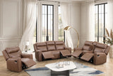 Elevation Brown 3-Piece Reclining Living Room Set | Olivia Furniture