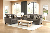 Elite Brown Oversized Sofa & Loveseat – product image 1 | Olivia Furniture