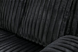 Flash Black Power Reclining Sectional | Olivia Furniture