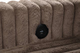 Forever Mocha Sectional with Pull-Out Bed | Olivia Furniture
