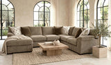 Frenzy Cafe Mocha Chaise Sectional – product image 1 | Olivia Furniture