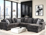 Galactic Charcoal Right Arm Facing (RAF) Sectional – product image 1 | Olivia Furniture