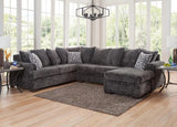 Galactic Charcoal Right Arm Facing (RAF) Sectional – product image 2 | Olivia Furniture