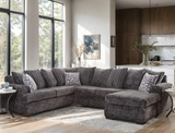 Galactic Charcoal Right Arm Facing (RAF) Sectional – product image 3 | Olivia Furniture