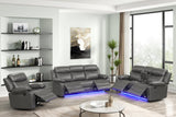 Aiden Gray 3-Piece Reclining Set | Olivia Furniture