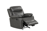 Aiden Gray 3-Piece Reclining Set | Olivia Furniture