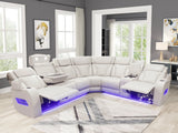 Barcelona Sand Power Reclining Sectional | Olivia Furniture