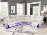 Barcelona Sand Power Reclining Sectional | Olivia Furniture