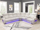 Barcelona Sand Power Reclining Sectional | Olivia Furniture