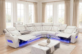 Barcelona Sand Power Reclining Sectional | Olivia Furniture