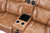 Barcelona Brown Power Reclining Sectional | Olivia Furniture