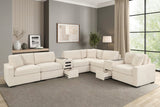 Barista Beige 8-Piece Performance Fabric Modular Sectional Set | Olivia Furniture