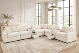 Barista Beige 8-Piece Performance Fabric Modular Sectional Set | Olivia Furniture