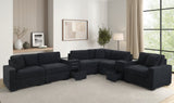 Barista Black 8-Piece Performance Fabric Modular Sectional Set | Olivia Furniture