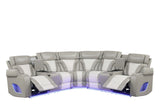 Ibiza Gray Power Reclining Sectional | Olivia Furniture