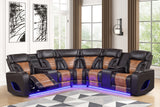 Ibiza Brown Power Reclining Sectional | Olivia Furniture