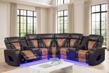 Ibiza Brown Power Reclining Sectional | Olivia Furniture