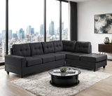 James Black Reversible Sectional | Olivia Furniture